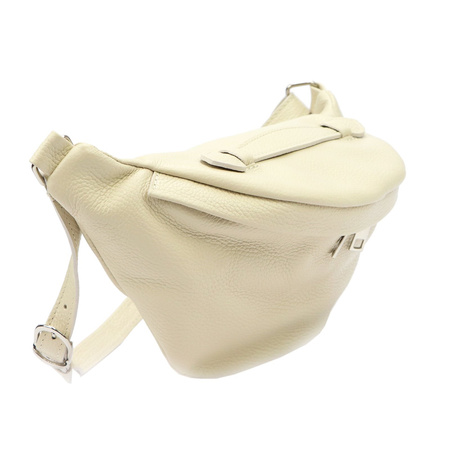 Torebka torebki skórzana saszetka nerka skóra naturalna Luka damska