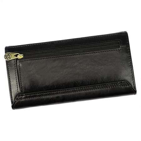 Gregorio portfel skóra naturalna licowa czarny GS-102 - kobieta