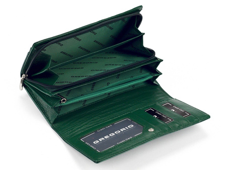 Portfel damski skórzany skóra naturalna Gregorio 