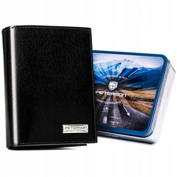 Portfel męski skórzany skóra naturalna  Peterson