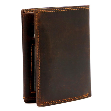 Portfel męski skórzany skóra naturalna Nordee