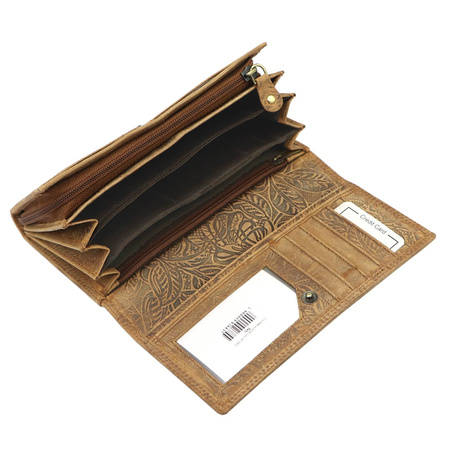 Portfel damski skórzany skóra naturalna Nordee