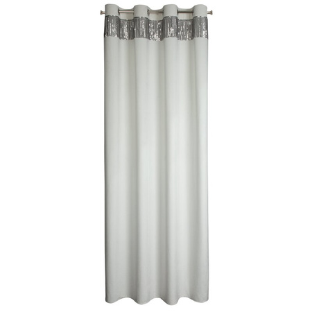 ZASŁONA GOTOWA JASPER 140 X 250 CM BIAŁY