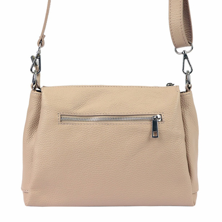 MiaMore torebka listonoszka skóra naturalna różowy