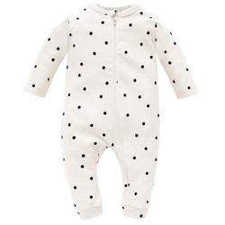 PAJAC BS SUWAK TRES BIEN EC écru,groszki 68