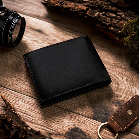 Portfel męski skórzany skóra naturalna  Peterson