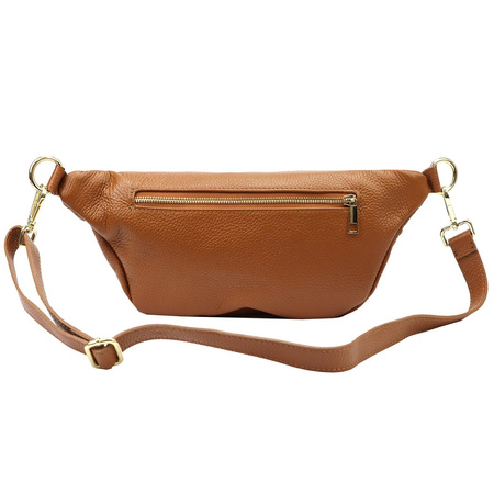 Torebka torebki skórzana saszetka nerka skóra naturalna Luka damska