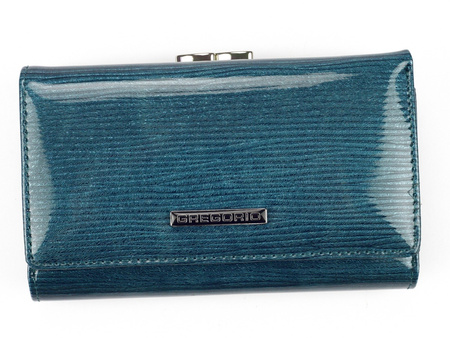 Portfel damski skórzany skóra naturalna Gregorio 