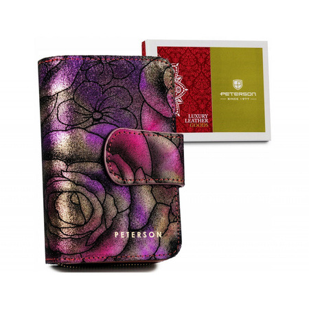 Portfel damski skórzany skóra naturalna  Peterson