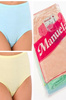 Figi majtki damskie białe 6-pack
