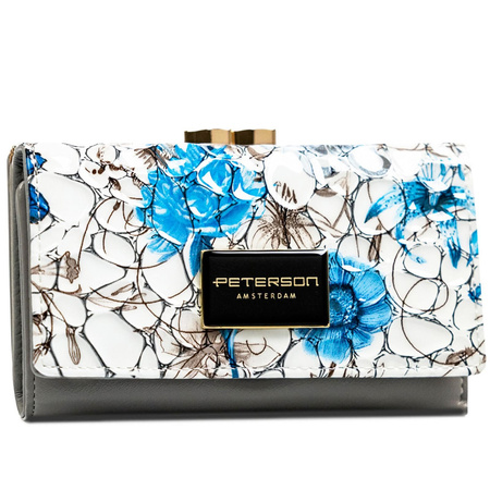 Portfel damski skóra naturalna skórzany Peterson