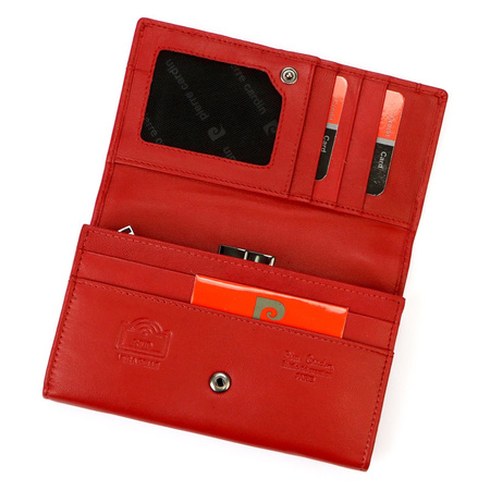 Portfel damski skórzany skóra naturalna Pierre Cardin 