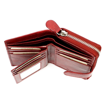 Portfel damski skórzany skóra naturalna El Forrest 