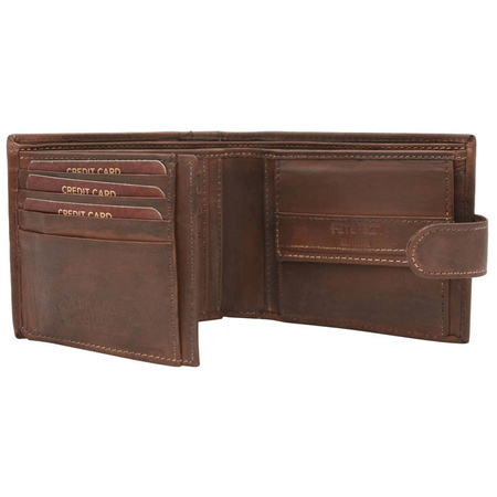 Portfel męski skórzany skóra naturalna  Peterson 