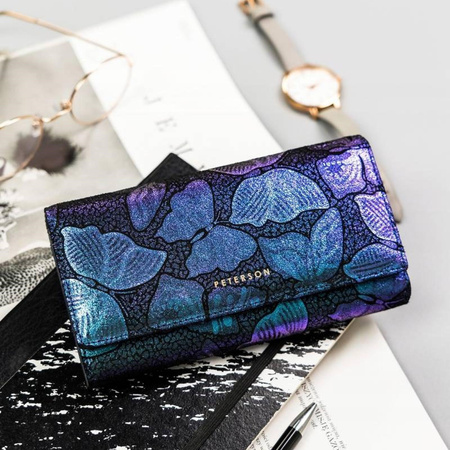 Portfel damski skóra naturalna skórzany Peterson