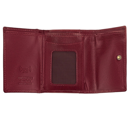 Portfel damski skórzany skóra naturalna Luxury 