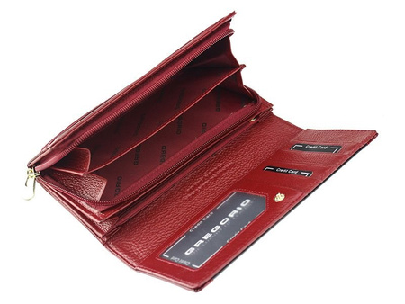 Portfel damski skórzany skóra naturalna Gregorio 