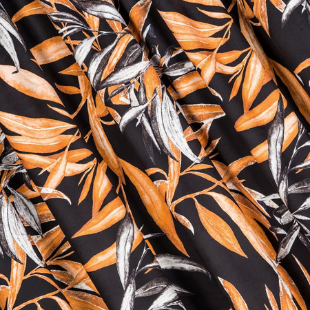 ZASŁONA GOTOWA ZOJA NA TAŚMIE 140 X 270 CM CZARNY