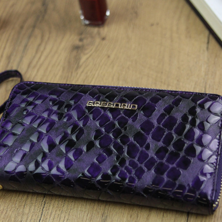 Portfel damski skórzany skóra naturalna Gregorio 