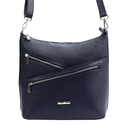 MiaMore torebka listonoszka skóra naturalna beżowy