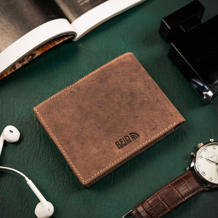 Portfel męski skórzany skóra naturalna  Peterson 