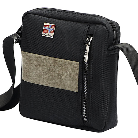 Torba saszetka na ramię męska materiałowa Nordee