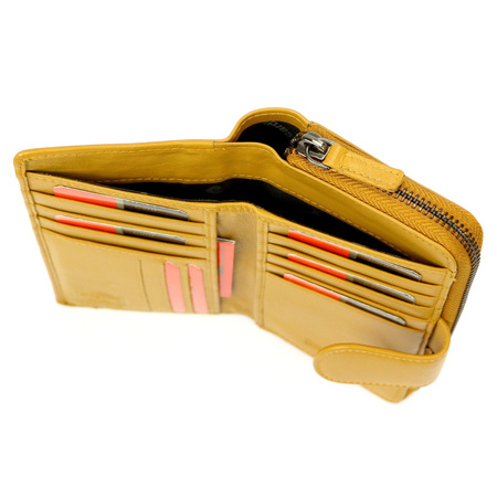 Portfel damski skórzany skóra naturalna Pierre Cardin