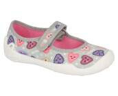 Befado buty kapcie pantofle dla dziewczynki