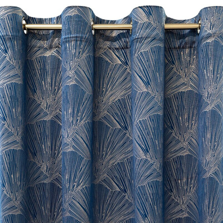 ZASŁONA GOTOWA GOJA 140 X 250 CM GRANATOWY