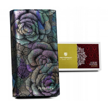 Portfel damski skórzany skóra naturalna  Peterson 