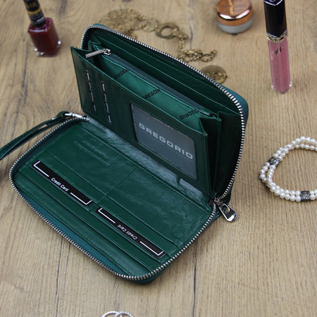 Portfel damski skórzany skóra naturalna Gregorio 