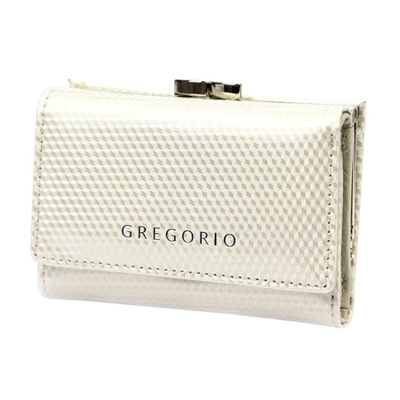 Portfel damski skórzany skóra naturalna Gregorio