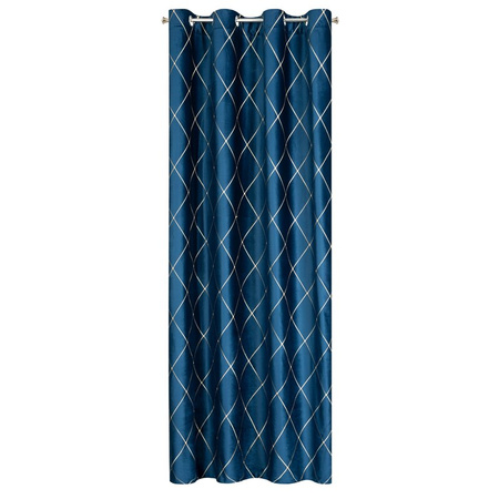 ZASŁONA DEKORACYJNA PIERRE CARDIN MARGO 140 X 250 CM GRANATOWY