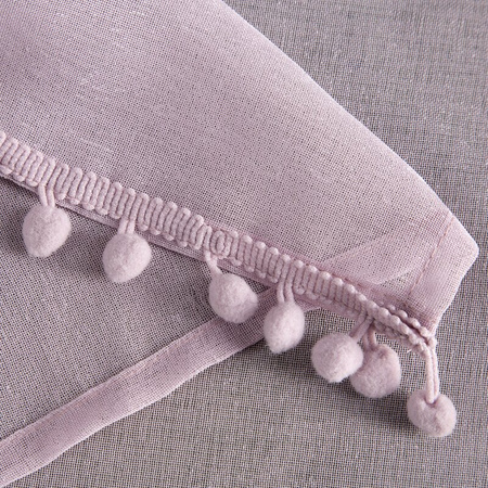 FIRANA GOTOWA ALMINA NA TAŚMIE 140 X 270 CM RÓŻOWY