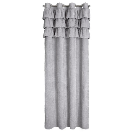 ZASŁONA GOTOWA AGIS 2 140 X 250 CM SREBRNY