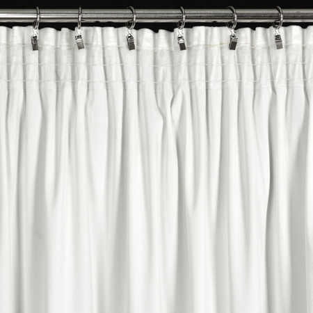 ZASŁONA GOTOWA CARLI NA TAŚMIE 140 X 270 CM BIAŁY