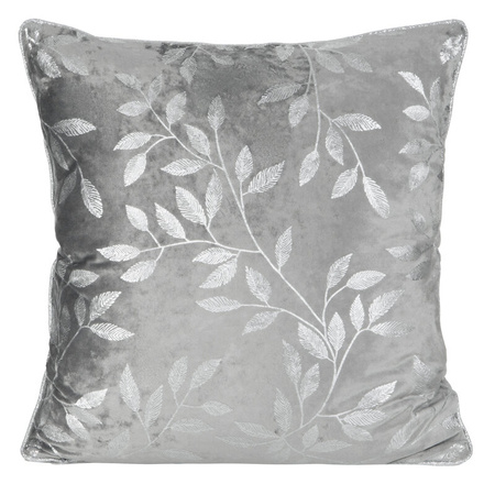 POSZEWKA VELVET 45 X 45 CM STALOWY
