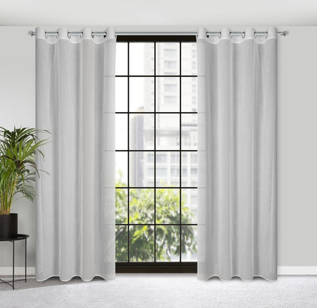 ZASŁONA GOTOWA KEJTI 140 X 250 CM BIAŁY