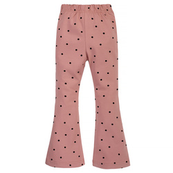 Leginsy dzwony TRES BIEN roz,groszki 134