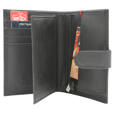 Portfel męski skórzany skóra naturalna  Peterson