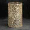 SZKLANY WAZON DEKORACYJNY MELIA (01) O 12 X 21 CM ZŁOTY