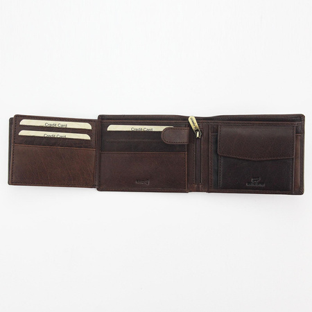 Portfel męski skórzany skóra naturalna El Forrest