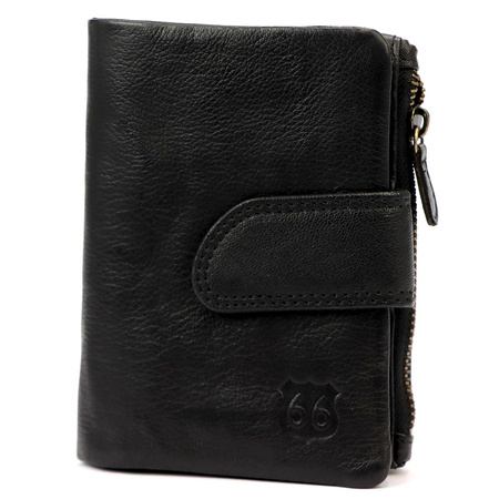 Portfel damski skórzany skóra naturalna Route 66