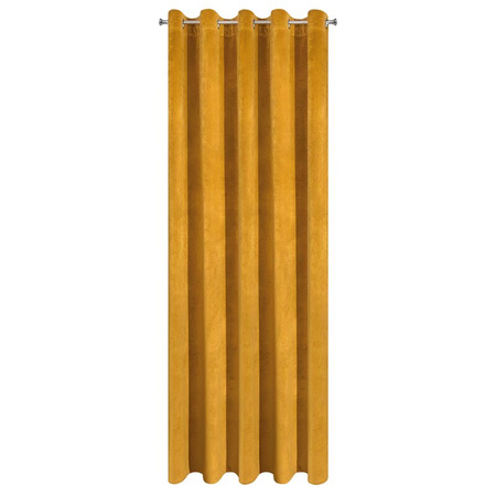 ZASŁONA GOTOWA VILLA 140 X 250 CM MUSZTARDOWY