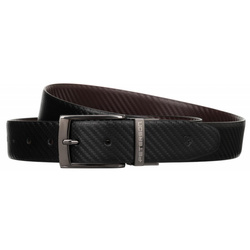 Pasek męski skórzany skóra ekologiczna Peterson