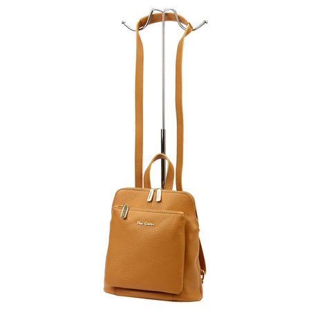 Plecak damski skórzany skóra naturalna Pierre Cardin