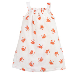 Sukienka Ram muslin CRABS écru,kraby 134