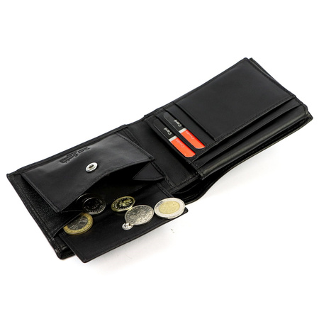 Portfel męski skórzany skóra naturalna Pierre Cardin