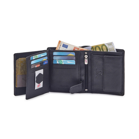 Portfel męski skórzany skóra naturalna Nordee