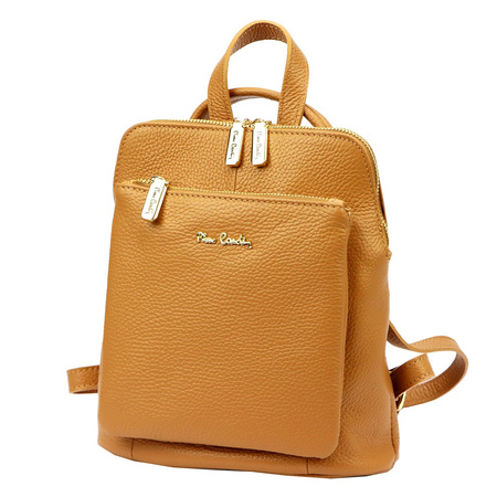 Plecak damski skórzany skóra naturalna Pierre Cardin